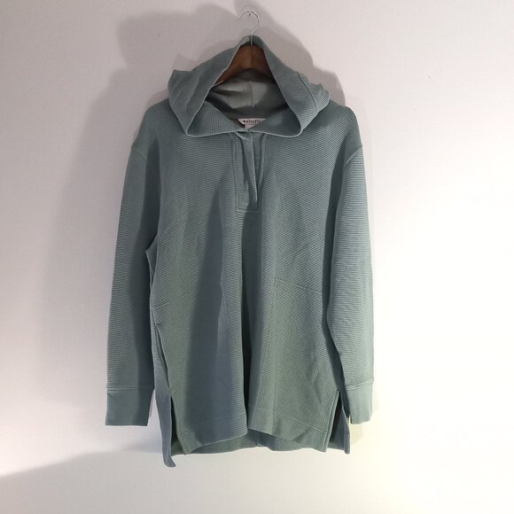ATHLETA long oversized blue-grey hoodie - Picture 1 of 15